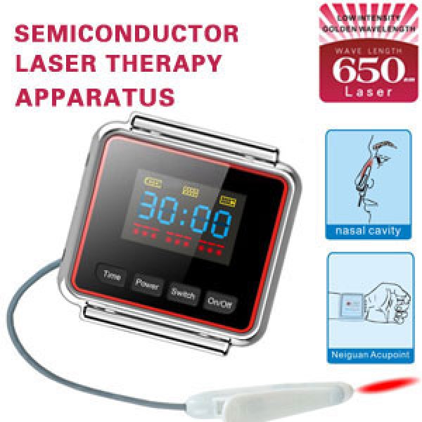 Diabetes portable equipment Wrist Type LLLT nasal polyps Therapy Equipment Laser watch