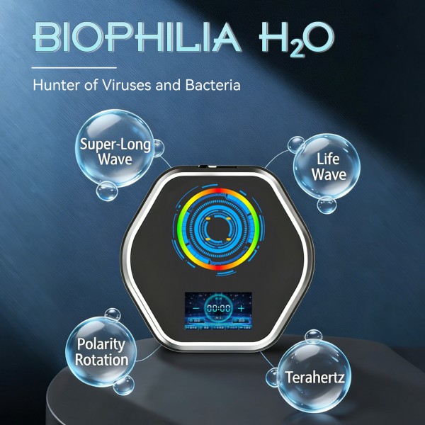 Biophilia H2O Super-Long Wave Water Activator for Deep Detoxification