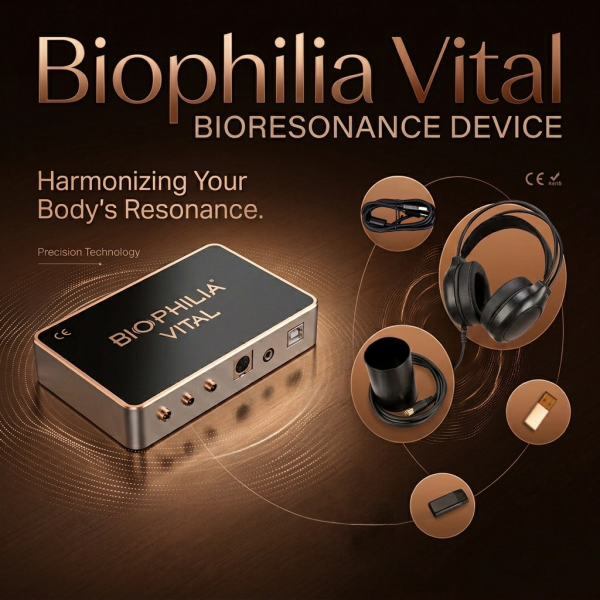 BIOPHILIA VITAL -Compact Bioresonance Analysis & Frequency Therapy System