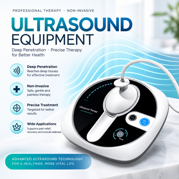 Ultrasound equipment physiotherapy device