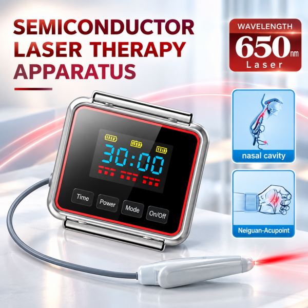Diabetes portable equipment Wrist Type LLLT nasal polyps Therapy Equipment Laser watch