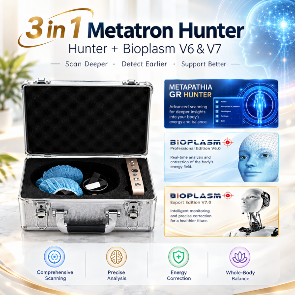 3 IN 1 Metatron Hunter 4025  include Bioplasm V6 and V7 software